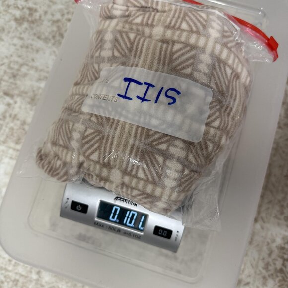 Patagonia Pants Womens Large Tan Fleece Patterned Drawstring Jogger Pockets FA23 - Picture 13 of 13